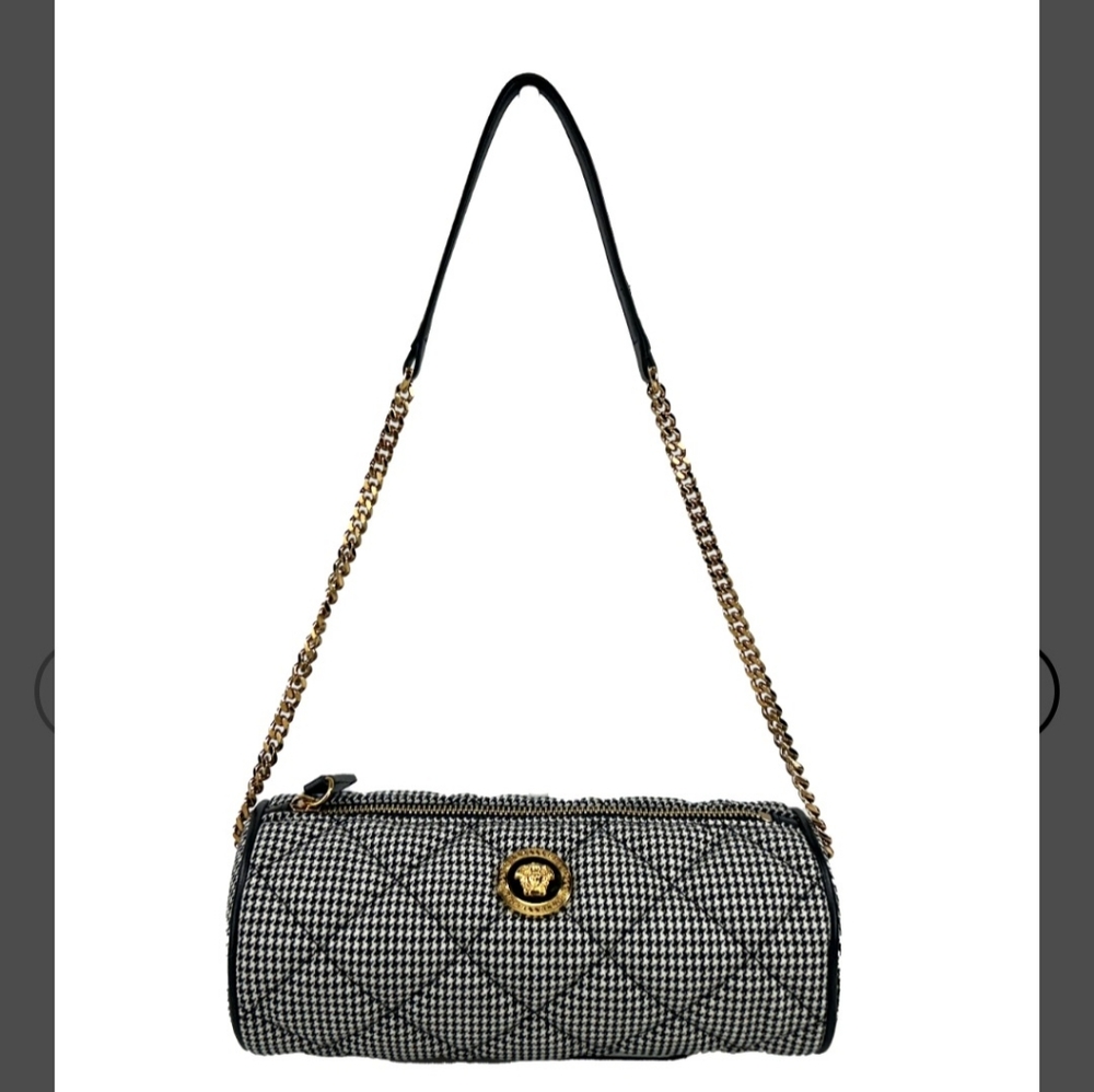Versace Medusa Quilted Evening Sling Crossbody.NWT